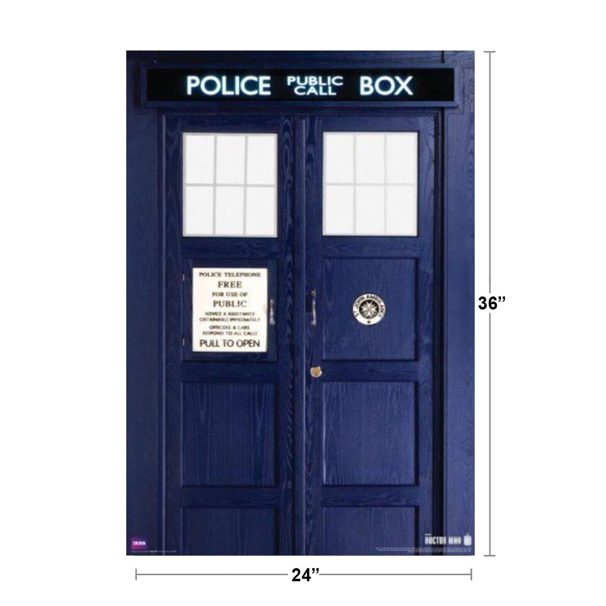 NEW ROLLED Doctor Who Eleventh Doctor Tardis Police Call Box 24 x 36 Poster 