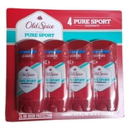Old Spice High Endurance Pure Sport Scent Men's Deodorant 3 Oz Pack of 4