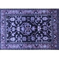 thumbnail image 1 of Ahgly Company Machine Washable Indoor Rectangle Persian Blue Traditional Area Rugs, 8' x 12', 1 of 4