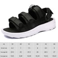 thumbnail image 2 of Sandalias de playa para hombre Suela gruesa Soporte para arco Sandalias de verano Zapatillas (Blanco 41), 2 of 7