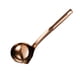 thumbnail image 3 of Cuchara de cocina para sopa, acero inoxidable, filtro de aceite, cuchara, mango largo, olla caliente, cuchara desnatadora, rosa dorado tholdsy HA003788-01, 3 of 7