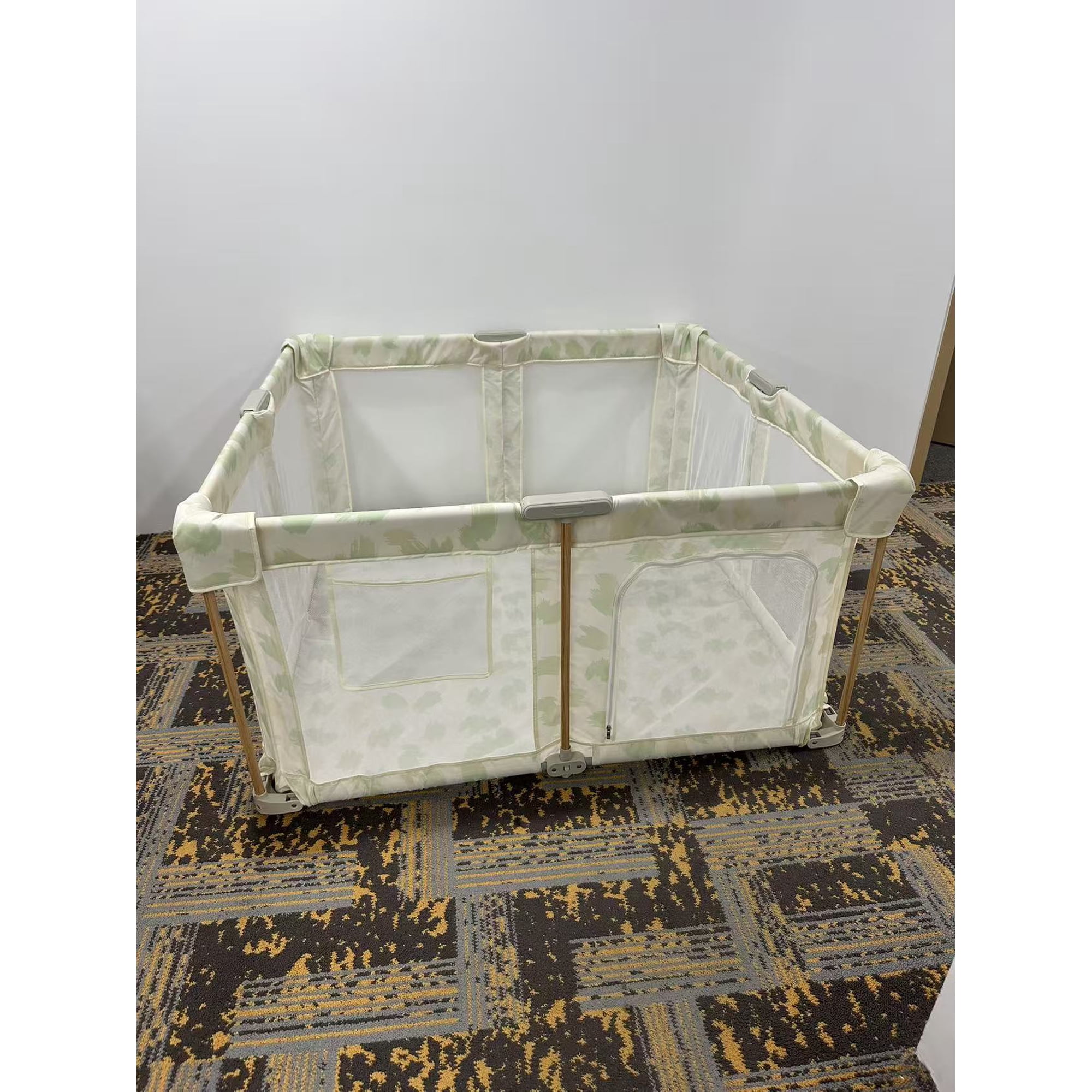Extra Large Baby Playpen with Mat and Spacious Play Area for Toddlers