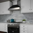 thumbnail image 4 of 48" DuraSnow Stainless Steel Range Hood with Black Matte Shell (8654BLM-48), 4 of 5