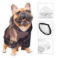 thumbnail image 3 of Balery Dinosaur Moonlit Forest Sudadera con Capucha para Perros Pequeños – Ropa para Mascotas, Disfraz para Perros y Gatos, Ideal para Fiestas y Cosplay-X-Large, 3 of 7