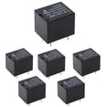 thumbnail image 1 of Tnisesm/6pcs DC 12V Coil SPST PCB Relay 5 Pins Mini Power Relay CAT73-5P-12V-BK, 1 of 5
