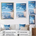 thumbnail image 4 of Designart "Coastal Reverie Beach Photo III" Nautical & Beach Floater Framed Canvas Wall Art, 4 of 7