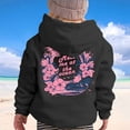 thumbnail image 2 of DGHM Sweat à Capuche pour Filles Adolescentes, Confortable pour Enfants, Manches Longues, Doux, Graphique, Noir, 2 of 4