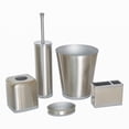 thumbnail image 6 of Better Homes & Gardens Two-Tone Metal Wastebasket, Silver, 6 of 6
