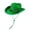 Green3, variant on Men Cowboy Hat - St. Patrick's Day Themed Irish Style Casual Cowboy Hat For Stage Queuing Events,Green3,One Size