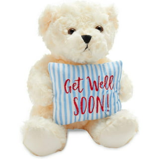 Get Well Soon, General, Flowers & Teddy Bear Card