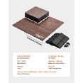 thumbnail image 4 of VEVOR Dance Floor Tiles, 12.4 x 12.4 in 9 Piece Interlocking Dance Flooring, Portable Dance Practice Floor with Cushioned Base (Oak Wood Grain, 9 sq. ft/Box ), 4 of 9