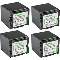 Kastar 4-Pack CGA-DU21 Battery Replacement for Panasonic CGA-DU06, CGA-DU07, CGR-DU07, CGA-DU12, CGR-DU12, CGA-DU14, CGR-DU14, CGA-DU21, CGR-DU21 Battery, NV-GS37, NV-GS38, NV-GS40, NV-GS44 Camera