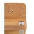 thumbnail image 7 of ALFI brand AB5510 12" Small Wooden Shelf with Chrome Towel Bar Bathroom Accessory, 7 of 7