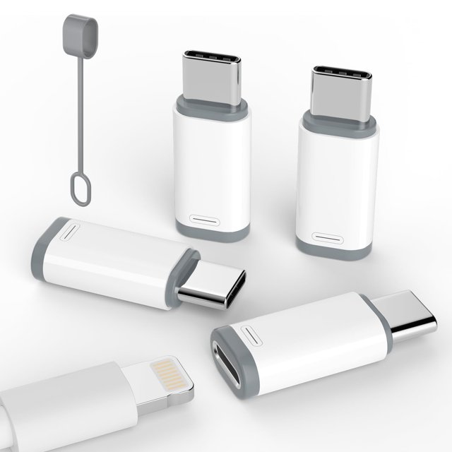 Adaptador Thousover Lightning a USB-C, paquete de 4 para iPhone