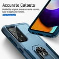 thumbnail image 6 of Designed for Samsung Galaxy A52 5G Case, Military-Grade Drop Protection, Shockproof Phone Case Cover, Magnetic Car Mount Ring Kickstand Bumper Hard Case for Samsung Galaxy A52 5G,Blue, 6 of 8
