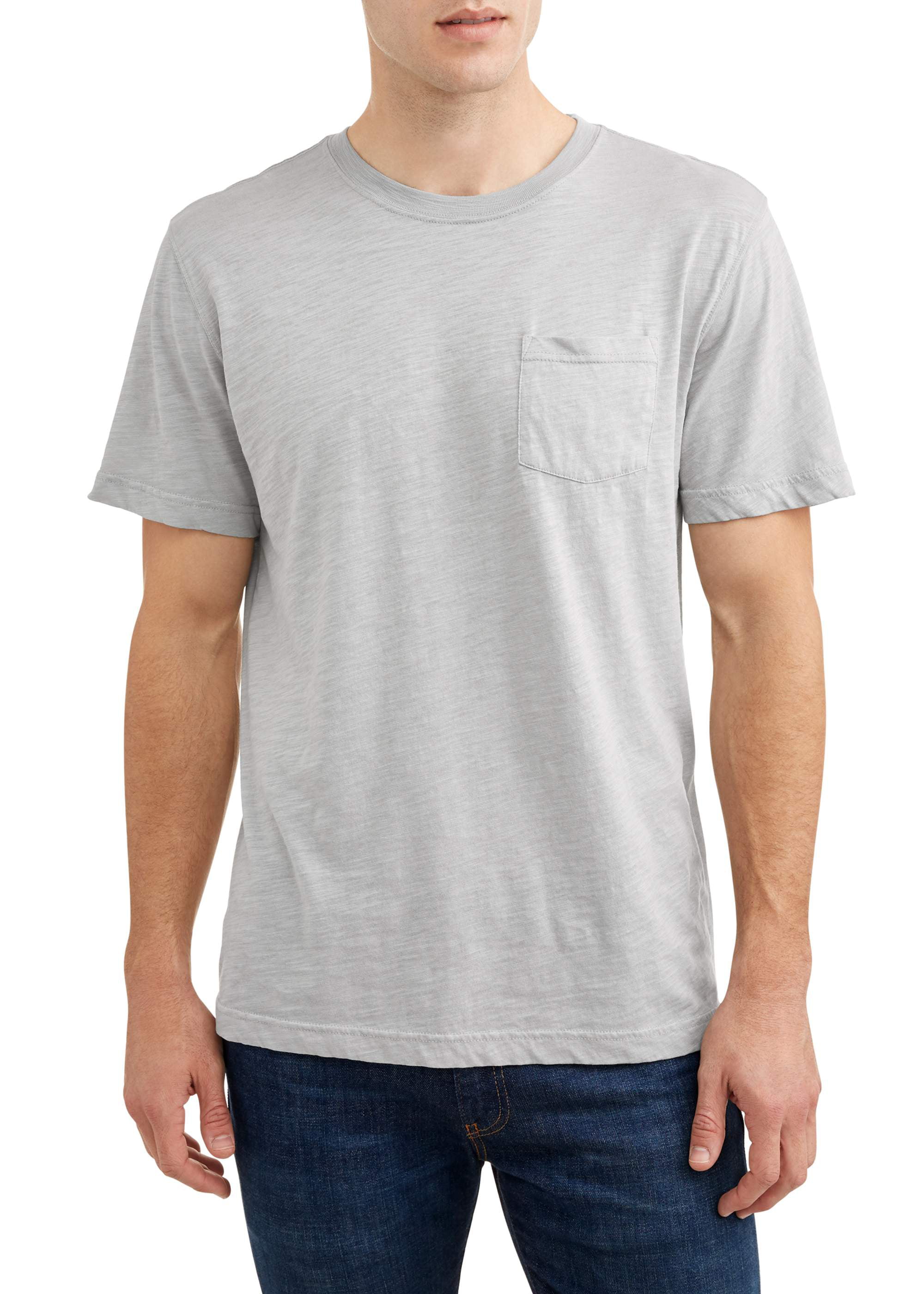 George Men's Washed Solid T-Shirt - Walmart.com