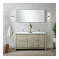 thumbnail image 6 of Rustic Acacia Double Bath Vanity 60 in. W x 20 in. D, Cultured Marble Top and Brushed Nickel Faucet Set, 6 of 7