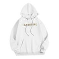 thumbnail image 3 of Rggeeun Mens Hoodies Pullover Loose Fit Sweatshirts Streetwear Fall Winter Warm Comfortable Printed Hoodie Long Sleeve Relaxed Fit, 3 of 9