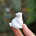 thumbnail image 3 of Figura decorativa de oso polar en miniatura con forma de oso polar, minianimales, 10 unidades, 3 of 5