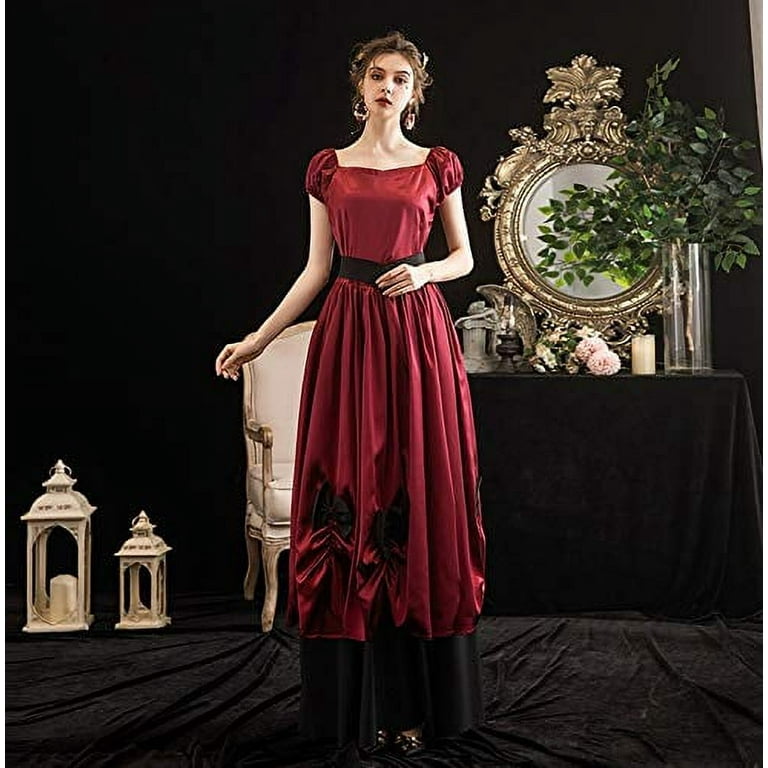 Wine red top one piece dress