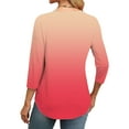 thumbnail image 4 of ZJXFGS Womens Short Sleeve Sweater Short Sleeve Sweaters formal Tops Sweaters for Women Trendy Orange L, 4 of 8