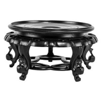 WHAMVOX Fish Bowl Stand Oriental Style Stand Plant Holder Teapot Base Goldfish Tank Base