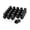 Black, variant on Richeer M14x1.5 Lug Nuts for Silverado 1500 Ram 1500 2500 Grand Cherokee and More, 24pcs 14x1.5 Black Lug Nuts One Piece OEM Style Large Acorn Seat OE 9596070 611-236