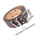 thumbnail image 2 of Adjustable Waist Belt Retro Punk Style Waist Belt Brown Pu Iron Material Belt for Jeans 1Pack, 2 of 4