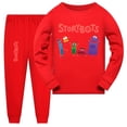 thumbnail image 1 of Storybots-Conjunto de ropa deportiva informal para niños y niñas, conjunto de pijama de algodón de manga corta y pantalones cortos de Anime para verano, 1 of 4