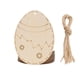 thumbnail image 1 of Fiudx Colgante de Conejito de Pascua, Decoración de Madera para Hacer Tú Mismo, Juego de 10 Piezas, Decoración Festiva para El Hogar, Exhibición de Mesa de Pascua, Celebración Familiar, Tamaño 6 X 4,, 1 of 2