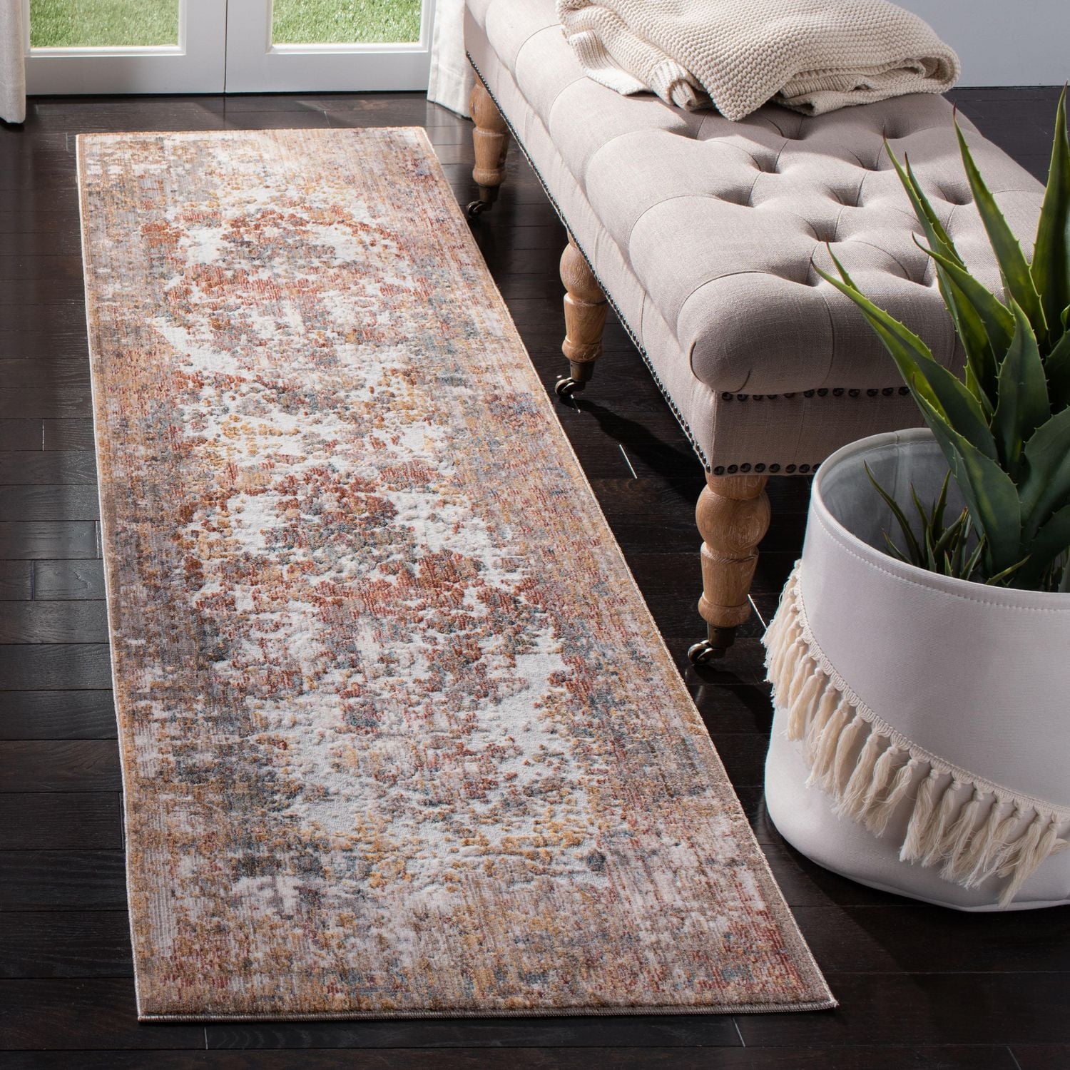SAFAVIEH Winston Karena Abstract Overdyed Area Rug