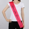 thumbnail image 4 of Banda MOTHER OF THE GROOM Boda Despedida de Soltera Decoración Rose Red Black, 4 of 9