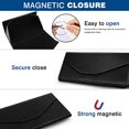 thumbnail image 4 of Foldable Sunglasses Case, Portable PU Glasses Case for Men Women, 4 of 5