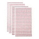 thumbnail image 1 of 1394Pcs 4mm/6mm Rhinestone Stickers for Crafts, 4 Sheet Round Rhinestone Sticker for Scrapbooking, Pink, 1 of 5