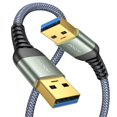 thumbnail image 1 of Cable USB AINOPE USB 3.0 A a macho de 6.6 pies para disco duro, 1 of 7