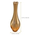 thumbnail image 5 of Set of 3 Pure Copper Vase Cylinder Decorative Gold Vases Golden, 5 of 8