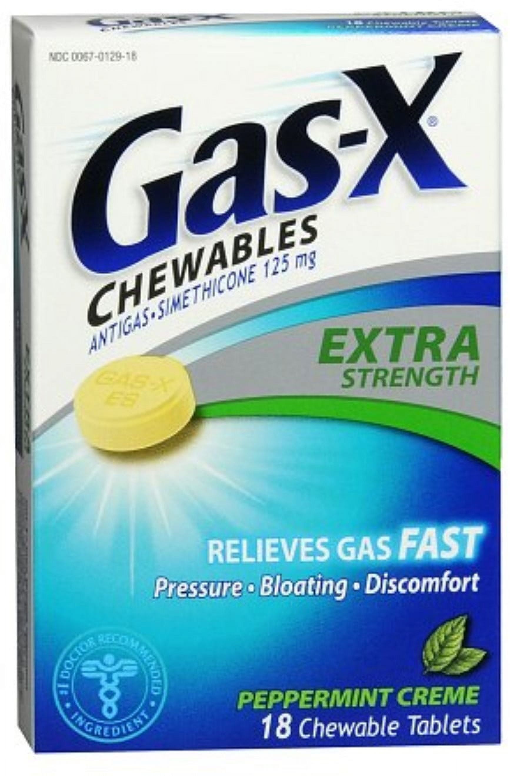 Gas-X Extra Strength Cherry Creme Chewable Tablets 54 Count