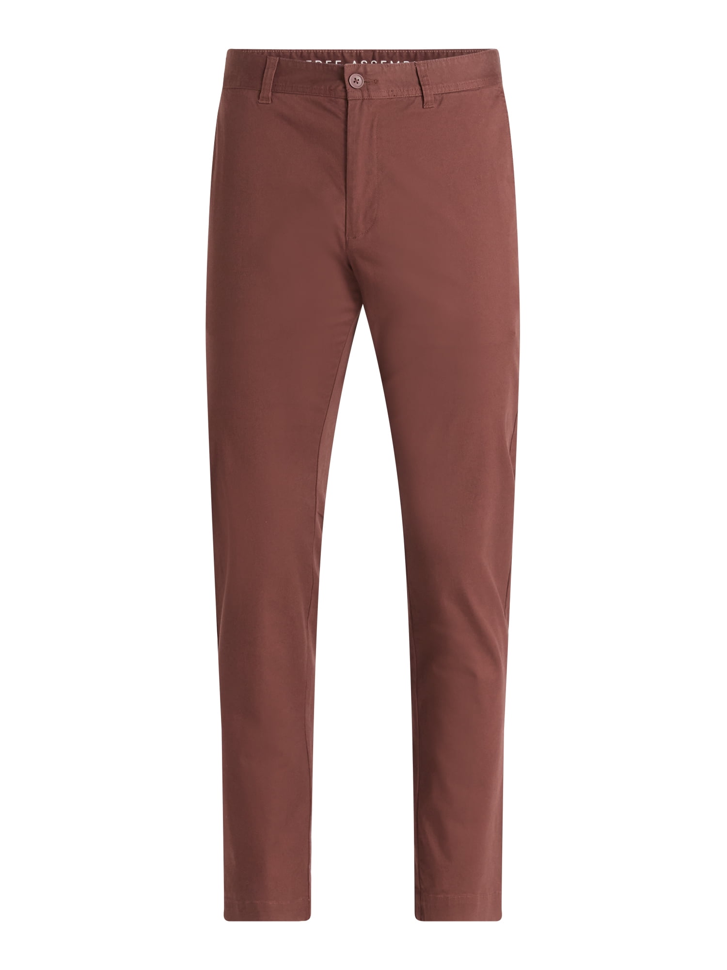 Free Assembly Men's Straight Tapered Fit Chino Pants, Sizes 29-42