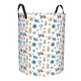 thumbnail image 2 of Xecao Undersea Animals Print Laundry Hamper Basket,designed for Blanket Storage and Nursery Clothes in the Bedroom, 2 of 8