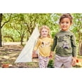 thumbnail image 2 of Garanimals Baby and Toddler Girls Long Sleeve Tie Front T-Shirt, Sizes 12 Months-5T, 2 of 5