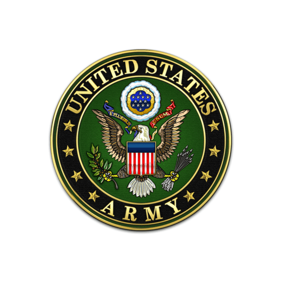 Whimsical Practicality's United States Army Edible Icing Image Cake Topper-8 inch Round or Larger