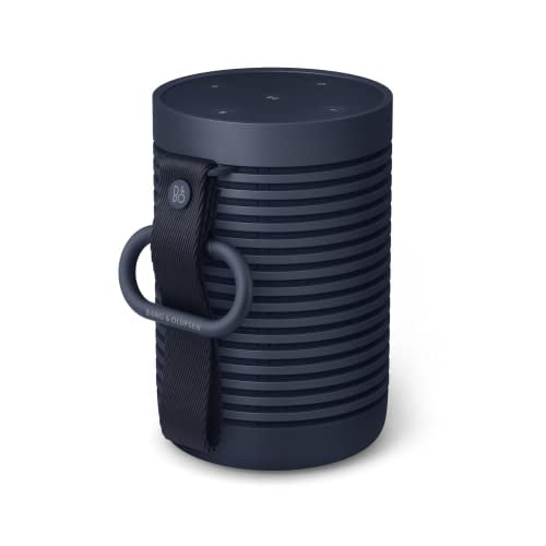 Bang & Olufsen Beosound Explore - Altavoz Bluetooth portátil inalámbrico para exteriores, IP 67 a prueba de polvo y agua, Azul marino