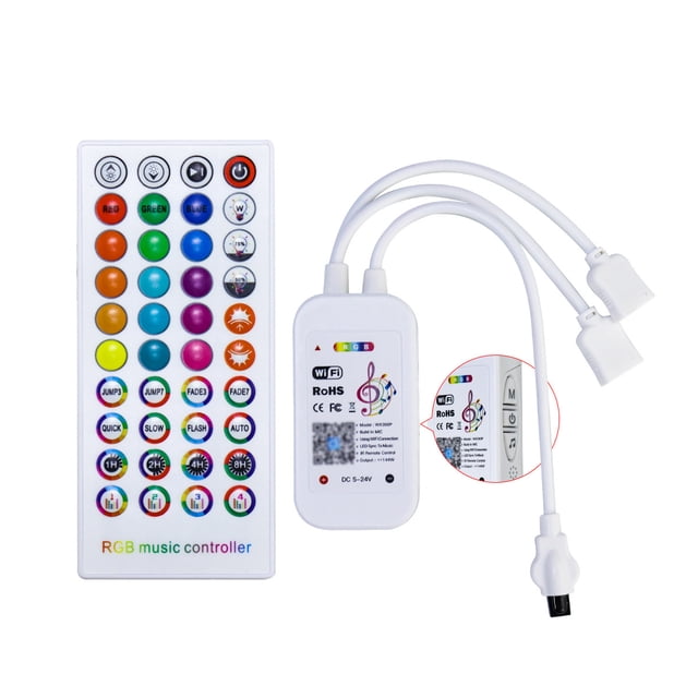 Controlador de barra de luz compatible con Wifi, voz inteligente, Alexa, Google Assistant, IFTTT, fácil instalación