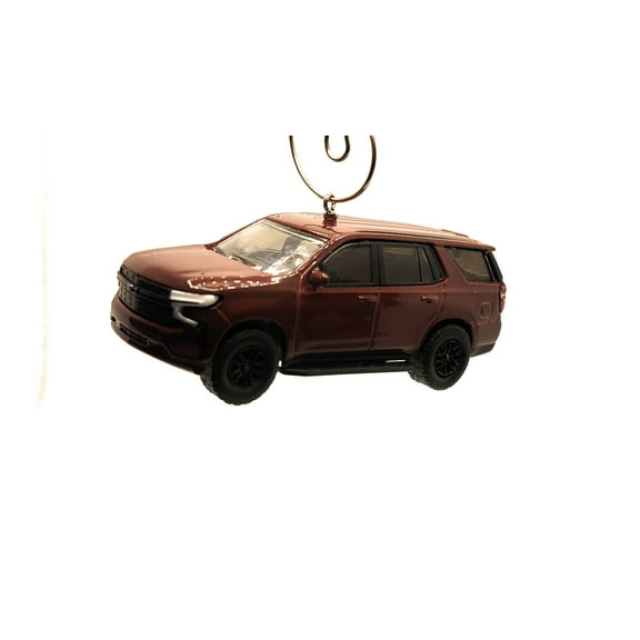 Christmas Ornament for 2022 Chevy Tahoe RST Burgandy
