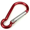 thumbnail image 3 of Paracord Planet Spring Opening Carabiners – Aluminum EDC Accessory Clips – 6 Vibrant Colors – Red, 100 Pack, 3 of 4