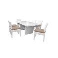 thumbnail image 2 of Miami Table à Manger Patio Extérieur Rectangulaire W / 6 Chaises Sans Bras, 2 of 2