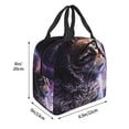 thumbnail image 3 of Disketp Purple Moon Cat Bolsa Térmica para Almuerzo para Hombre y Mujer, Ideal para Trabajo, Senderismo y Picnic, 3 of 8
