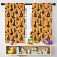 thumbnail image 5 of Blackout Kids Curtains,Witch Hat Halloween Pattern Childrens Insulated Curtains Set Of 2,Bedroom Essentials,Toddler Room Decor 42"x54", 5 of 5