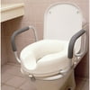 LifeCare Raised Toilet Seat With Arms, 6"