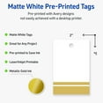 thumbnail image 3 of Avery 2" x 3" Tags, Gold Double-Dipped Edge, 80 ct, 3 of 11